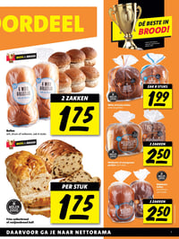 Bollen wit, bruin of volkoren, zak 6 stuks aanbieding bij Nettorama – geldig van 12.01.2026 t/m 18.01.2026