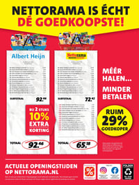 BIJ 2 STUKS 10% EXTRA KORTING aanbieding bij Nettorama – geldig van 12.01.2026 t/m 18.01.2026