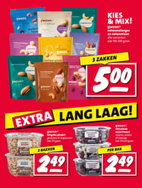 g'woon notenmelanges en notenmixen alle varianten zak 150-250 gram aanbieding bij Nettorama – geldig van 13.04.2026 t/m 19.04.2026