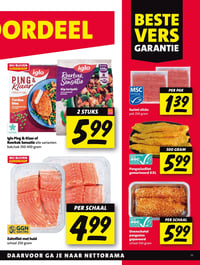 Zalmfilet met huid schaal 250 gram aanbieding bij Nettorama – geldig van 16.02.2026 t/m 22.02.2026