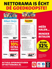 BIJ 2 STUKS 10% EXTRA KORTING aanbieding bij Nettorama – geldig van 16.02.2026 t/m 22.02.2026