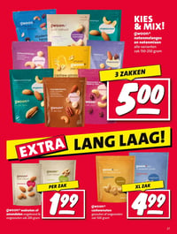 g'woon notenmelanges en notenmixen alle varianten zak 150-250 gram aanbieding bij Nettorama – geldig van 16.03.2026 t/m 22.03.2026