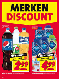 Pepsi, 7UP of Rivella alle varianten, fles 1.5 liter aanbieding bij Nettorama – geldig van 16.03.2026 t/m 22.03.2026