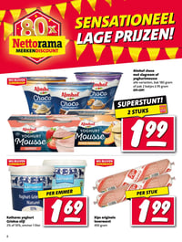 Almhof choco met slagroom of yoghurtmousse aanbieding bij Nettorama – geldig van 16.03.2026 t/m 22.03.2026