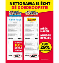 BIJ 2 STUKS 10% EXTRA KORTING aanbieding bij Nettorama – geldig van 19.01.2026 t/m 25.01.2026