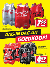 First Choice cola regular of zero pak 4 flessen à 1,5 liter aanbieding bij Nettorama – geldig van 20.04.2026 t/m 26.04.2026