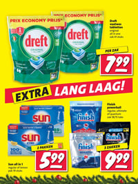 Sun all in 1 regular of lemon pak 19 stuks aanbieding bij Nettorama – geldig van 22.12.2025 t/m 28.12.2025