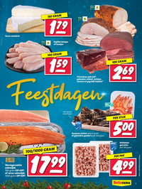 Warmgerookte zalmzijde aanbieding bij Nettorama – geldig van 22.12.2025 t/m 28.12.2025
