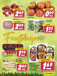 Asperges groen bundel 250 gram of wit pak 250 gram aanbieding bij Nettorama – geldig van 22.12.2025 t/m 28.12.2025