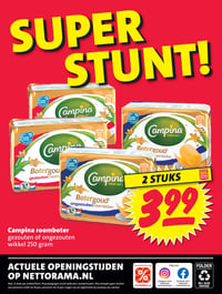 Campina roomboter aanbieding bij Nettorama – geldig van 23.02.2026 t/m 01.03.2026