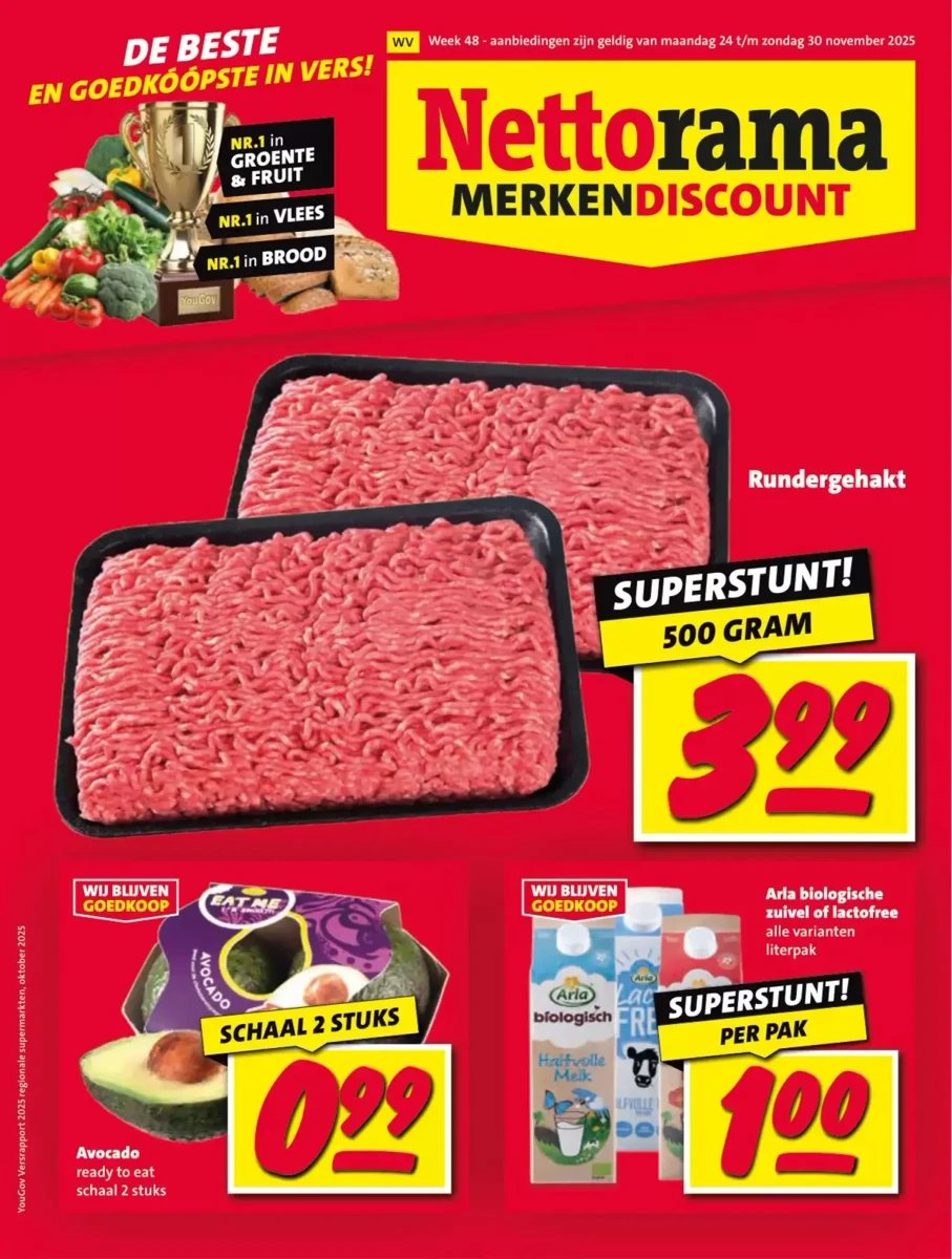 Nettorama folder – pagina 1