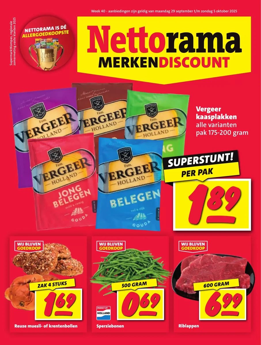 Nettorama folder – pagina 1