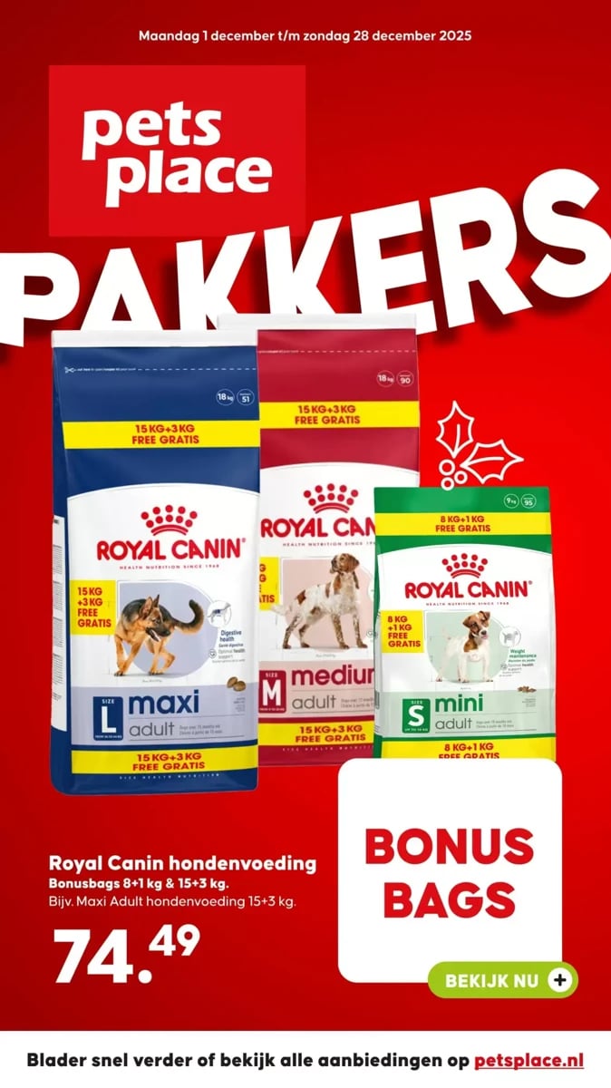 Pets Place folder – pagina 1