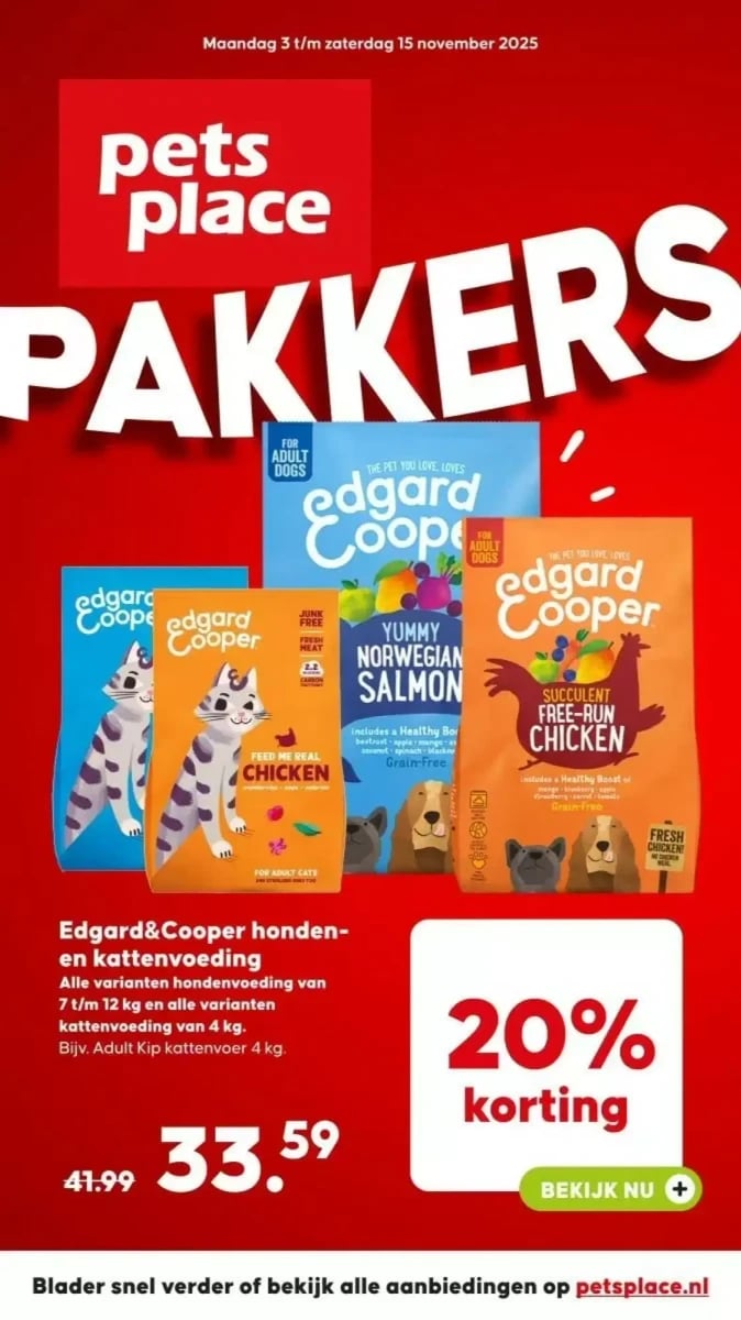 Pets Place folder – pagina 1