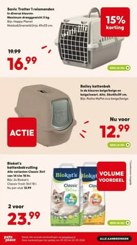 Bailey kattenbak aanbieding bij Pets-place – geldig van 23.02.2026 t/m 22.03.2026