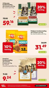 Pedigree hondenvoeding aanbieding bij Pets-place – geldig van 23.02.2026 t/m 22.03.2026