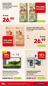 Country's Best gallico pellet aanbieding bij Pets-place – geldig van 23.02.2026 t/m 22.03.2026