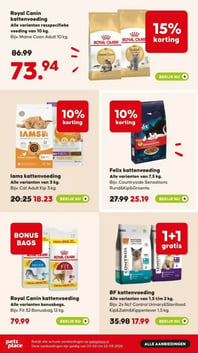 Felix kattenvoeding aanbieding bij Pets-place – geldig van 23.02.2026 t/m 22.03.2026