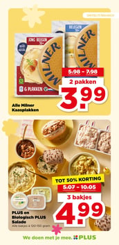 PLUS en Biologisch PLUS Salade aanbieding bij Plus – geldig van 01.04.2026 t/m 07.04.2026