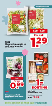 Biologisch van PLUS Nederlandse Rode bieten aanbieding bij Plus – geldig van 01.04.2026 t/m 07.04.2026