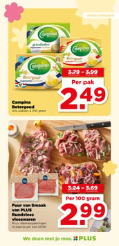 Puur van Smaak van PLUS Rundvlees vleeswaren aanbieding bij Plus – geldig van 01.04.2026 t/m 07.04.2026