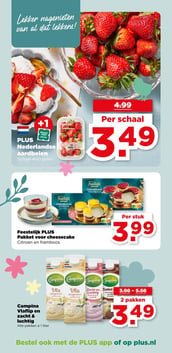 Campina Vlaflip en zacht & luchtig aanbieding bij Plus – geldig van 01.04.2026 t/m 07.04.2026