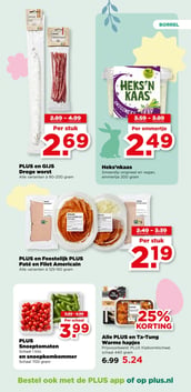PLUS Snoeptomaten en snoepkomkommer aanbieding bij Plus – geldig van 01.04.2026 t/m 07.04.2026