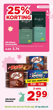 Alle Simon Lévelt Koffie aanbieding bij Plus – geldig van 01.04.2026 t/m 07.04.2026
