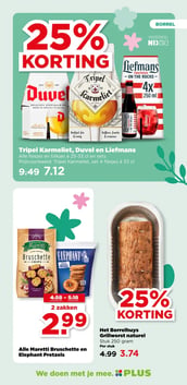 Alle Maretti Bruschette en Elephant Pretzels aanbieding bij Plus – geldig van 01.04.2026 t/m 07.04.2026