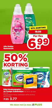 Alle Robijn Quickwash aanbieding bij Plus – geldig van 03.06.2026 t/m 09.06.2026