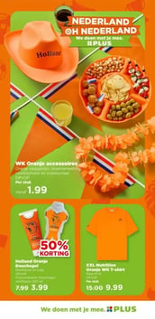 WK Oranje accessoires aanbieding bij Plus – geldig van 03.06.2026 t/m 09.06.2026