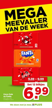 Coca-Cola en Fanta aanbieding bij Plus – geldig van 03.06.2026 t/m 09.06.2026