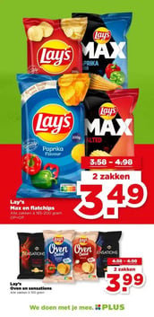 Lay's Max en flatchips aanbieding bij Plus – geldig van 03.06.2026 t/m 09.06.2026