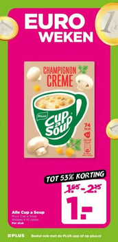 Alle Cup a Soup aanbieding bij Plus – geldig van 07.01.2026 t/m 13.01.2026