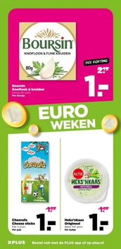 Boursin Knoflook & fijne kruiden aanbieding bij Plus – geldig van 07.01.2026 t/m 13.01.2026