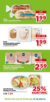 Alle Westland Slaatjes en salade aanbieding bij Plus – geldig van 08.04.2026 t/m 14.04.2026