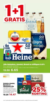 Grolsch, Amstel, Bavaria en Warsteiner Pils aanbieding bij PLUS – geldig van 10.12.2025 t/m 16.12.2025