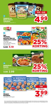 Iglo Vissticks, groente-idee en crème de la crème aanbieding bij Plus – geldig van 11.02.2026 t/m 17.02.2026