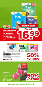 Page Toiletpapier aanbieding bij Plus – geldig van 11.02.2026 t/m 17.02.2026