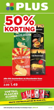 Alle Old Amsterdam en Maaslander Kaas aanbieding bij Plus – geldig van 11.03.2026 t/m 17.03.2026