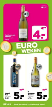 Patriarche Vin de Pays Chardonnay aanbieding bij Plus – geldig van 14.01.2026 t/m 20.01.2026