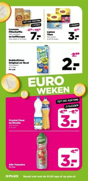 Crystal Clear en Rivella aanbieding bij Plus – geldig van 14.01.2026 t/m 20.01.2026