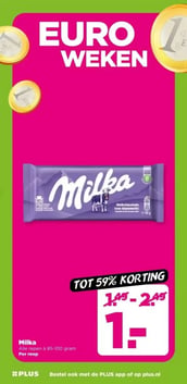 Milka aanbieding bij Plus – geldig van 14.01.2026 t/m 20.01.2026