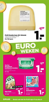 PLUS Goudse Kaas jong belegen 48+ kilostuk aanbieding bij Plus – geldig van 14.01.2026 t/m 20.01.2026