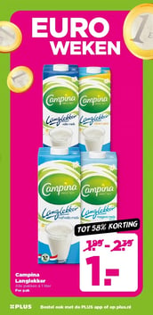 Campina Langlekker aanbieding bij Plus – geldig van 15.04.2026 t/m 21.04.2026