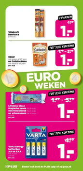Vitakraft Beefstick Enkelpak aanbieding bij Plus – geldig van 15.04.2026 t/m 21.04.2026