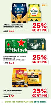 Affligem, Jopen en Grolsch Speciaalbier en Radler 2.0% aanbieding bij Plus – geldig van 15.04.2026 t/m 21.04.2026