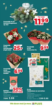 Feestelijk PLUS Kalanchoë XL aanbieding bij Plus – geldig van 17.12.2025 t/m 26.12.2025