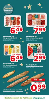 Feestelijk PLUS Kip gourmetschotel aanbieding bij Plus – geldig van 17.12.2025 t/m 26.12.2025