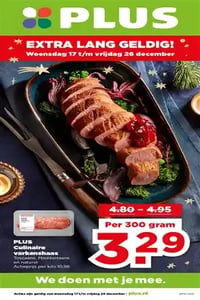 PLUS Culinaire varkenshaas aanbieding bij Plus – geldig van 17.12.2025 t/m 26.12.2025